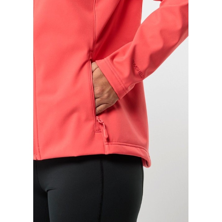 Jachetă de damă Jack Wolfskin Bornberg Hoody W Red XS