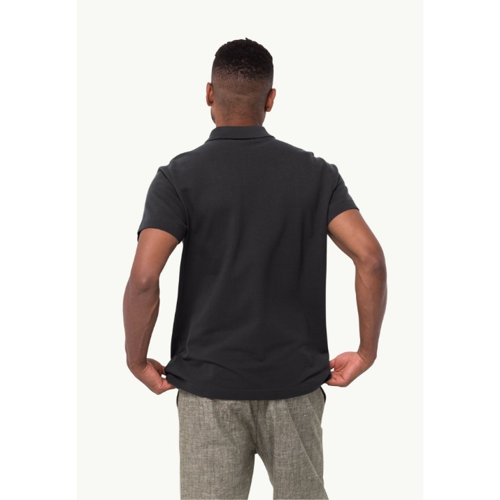 Поло Jack Wolfskin Essential Polo M Black XXL