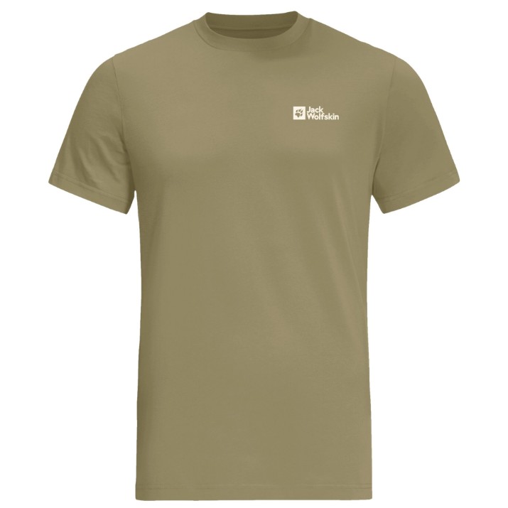 Мужская футболка Jack Wolfskin Essential T M Darkolivegreen XL