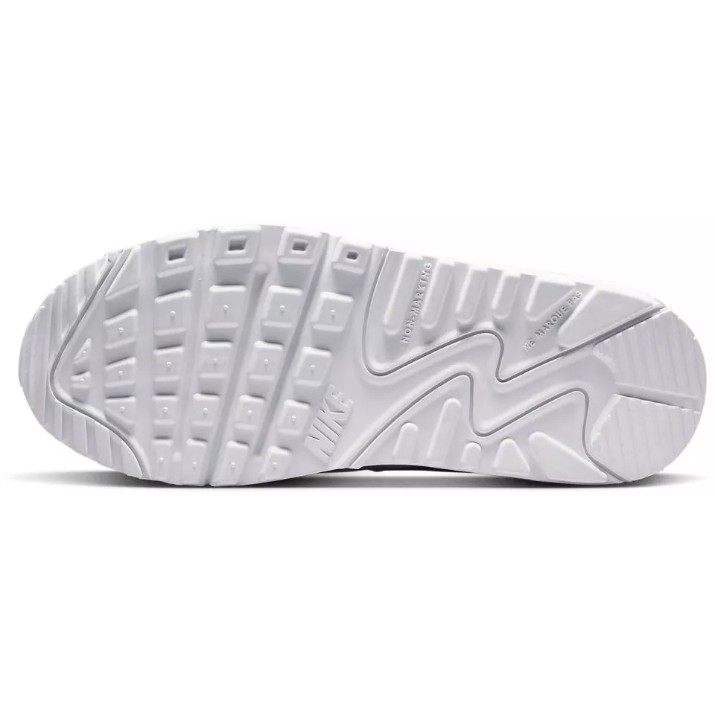 Adidași pentru copii Nike Air Max 90 Ltr (Gs) White/Metallic Silver, s.40