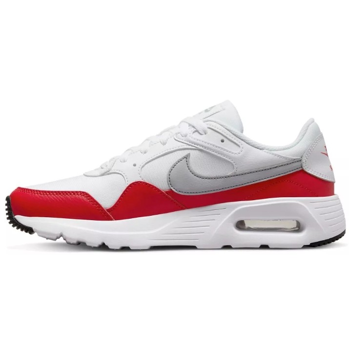 Adidași pentru bărbați Nike Air Max Sc White/Wolf Grey/University Red, s.41
