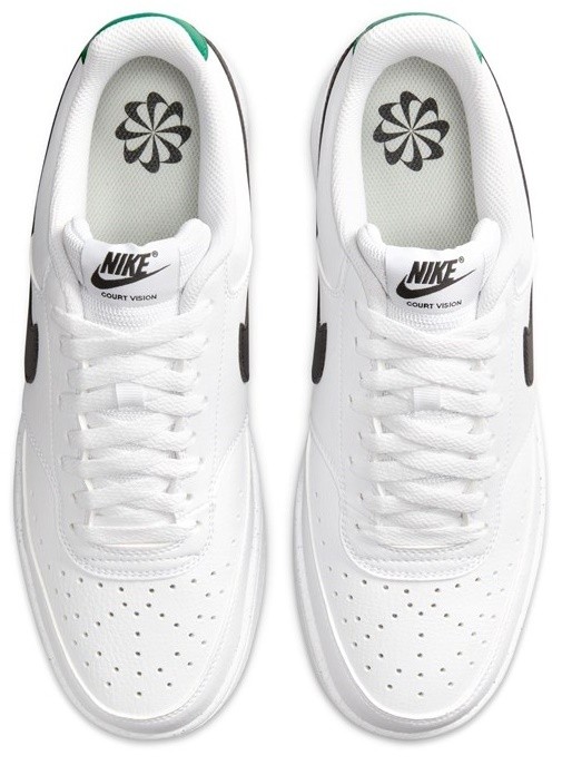 Ghete pentru bărbați Nike Court Vision Low Nn Malachite/White/Black, s.45