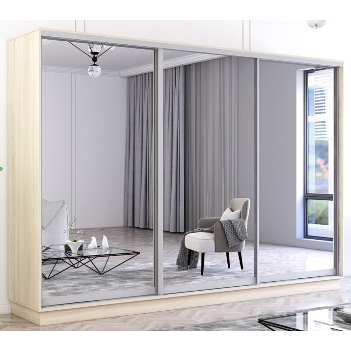 Шкаф-купе Mobildor-Lux Fox Mirror 360x200 Oak Sonoma (fox7437)