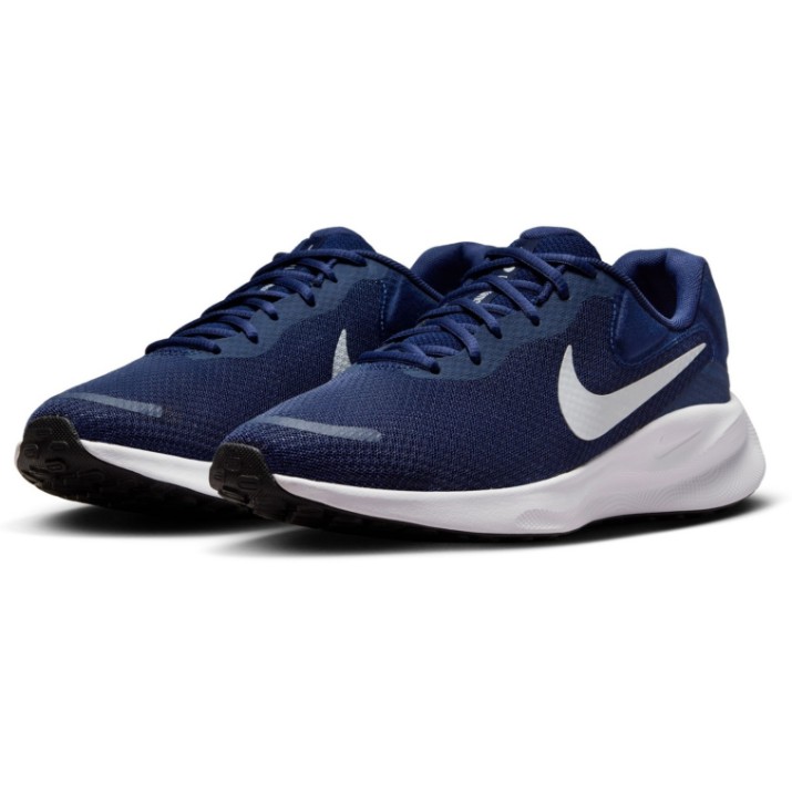 Adidași pentru bărbați Nike Revolution 7 Midnight Navy/Black/White/Pure Platinum, s.40.5