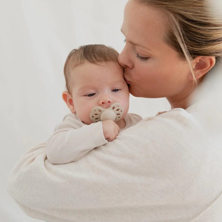 Suzeta BIBS Infinity 2 Pack 0+ months Ivory/Sage (265102)