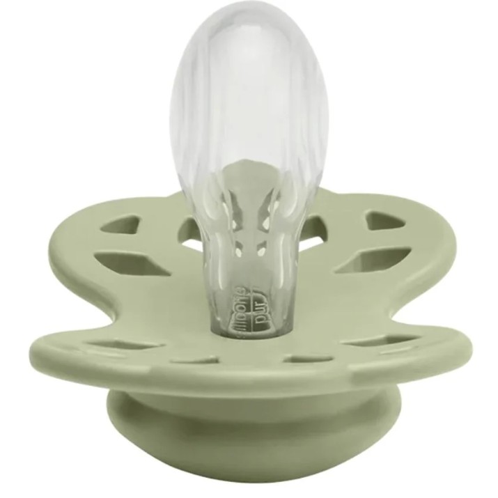 Suzeta BIBS Infinity 2 Pack 0+ months Ivory/Sage (265102)