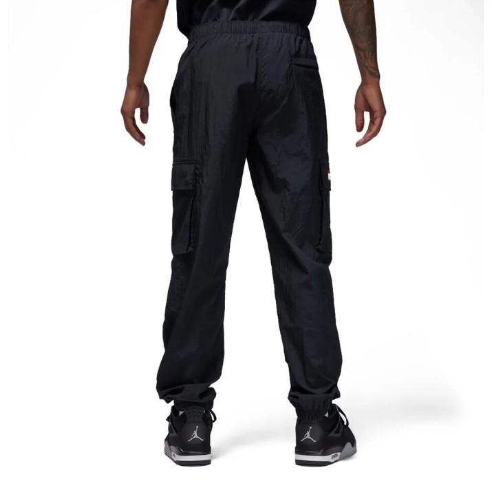 Мужские спортивные штаны Nike M Jordan Flt Mvp Stmt Woven Pant Black/Dune Red, s.S