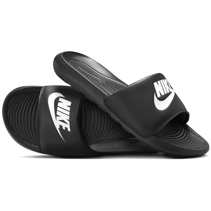 Șlapi pentru bărbați Nike Victori One Slide Black/White, s.45