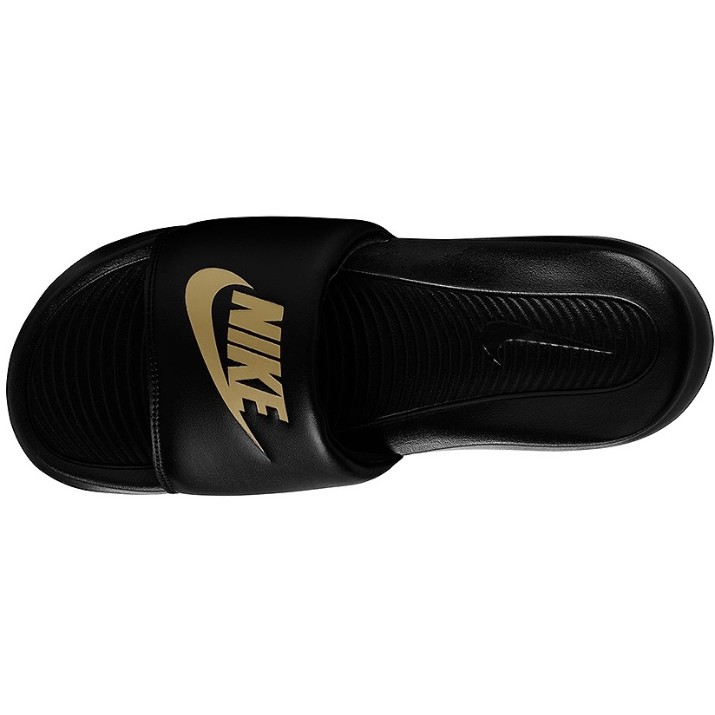 Шлёпанцы мужские Nike Victori One Slide Black/Metallic Gold, s.41