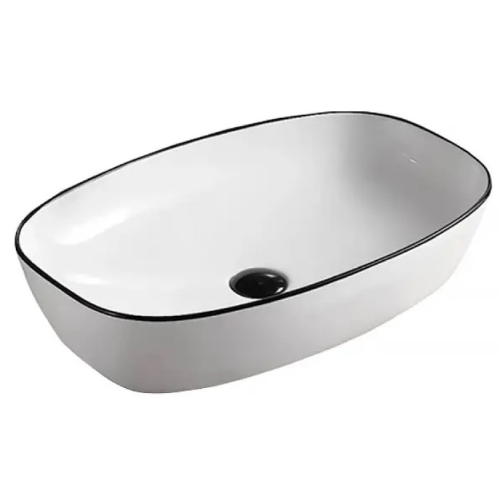 Умывальник Imprese Black Edge i11098