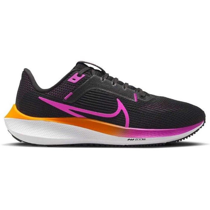 Adidași pentru dame Nike W Air Zoom Pegasus 40 Black/Laser Orange/White/Hyper Violet, s.40