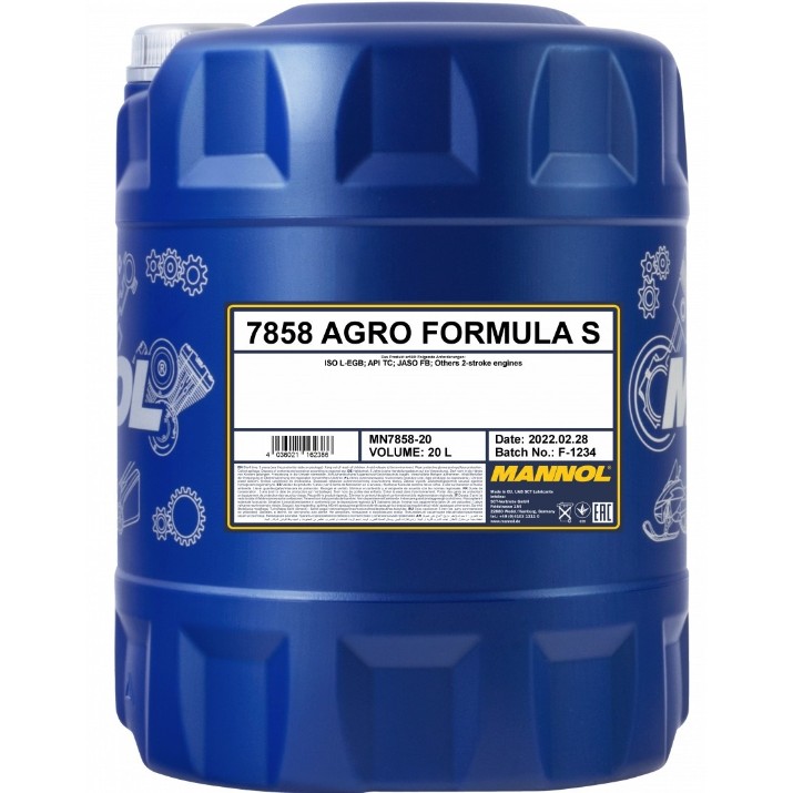 Моторное масло Mannol Agro Formula S 60L 7858