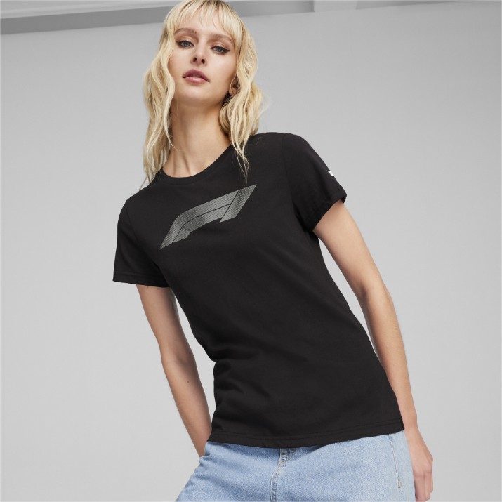 Tricou de dame Puma F1 Logo Graphic Tee Wns Puma Black, s.XS