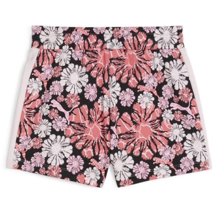 Pantaloni scurți pentru copii Puma T7 Snflr Aop Shorts G Puma Black, s.152