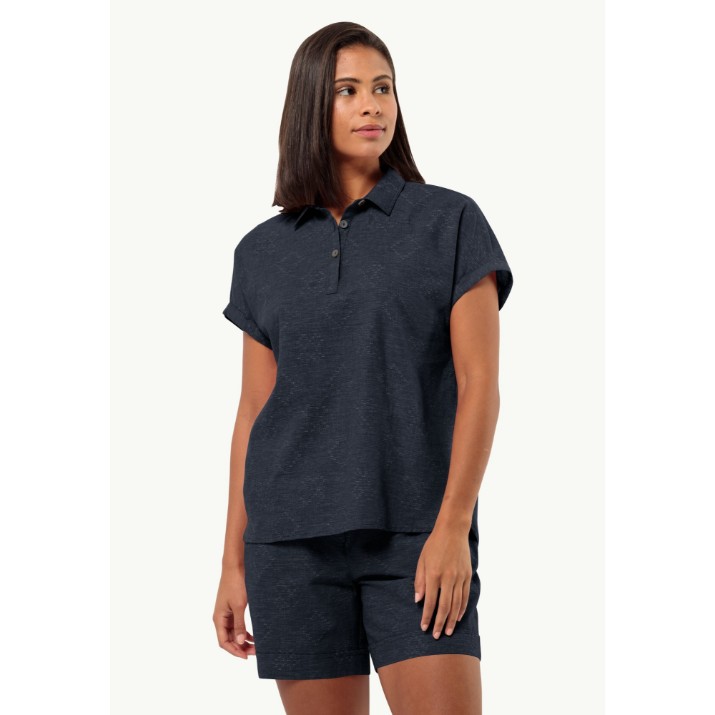 Женская рубашка Jack Wolfskin Karana Shirt W Navy, s.S