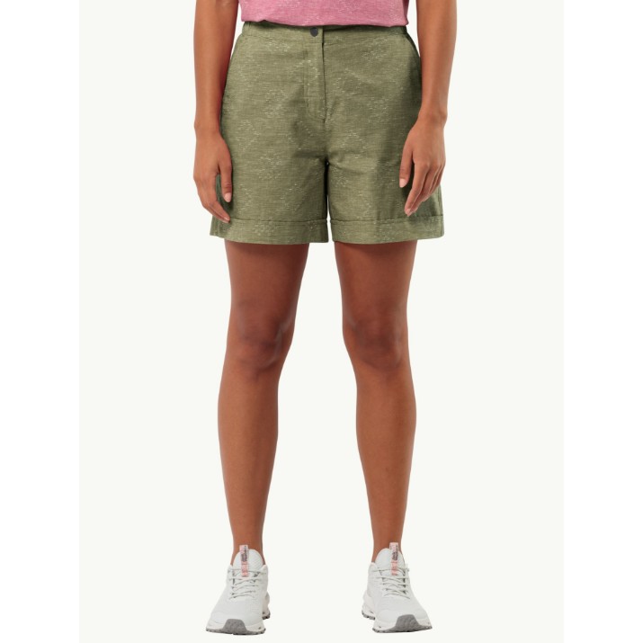 Pantaloni scurți dame Jack Wolfskin Karana Shorts W Darkolivegreen, s.S