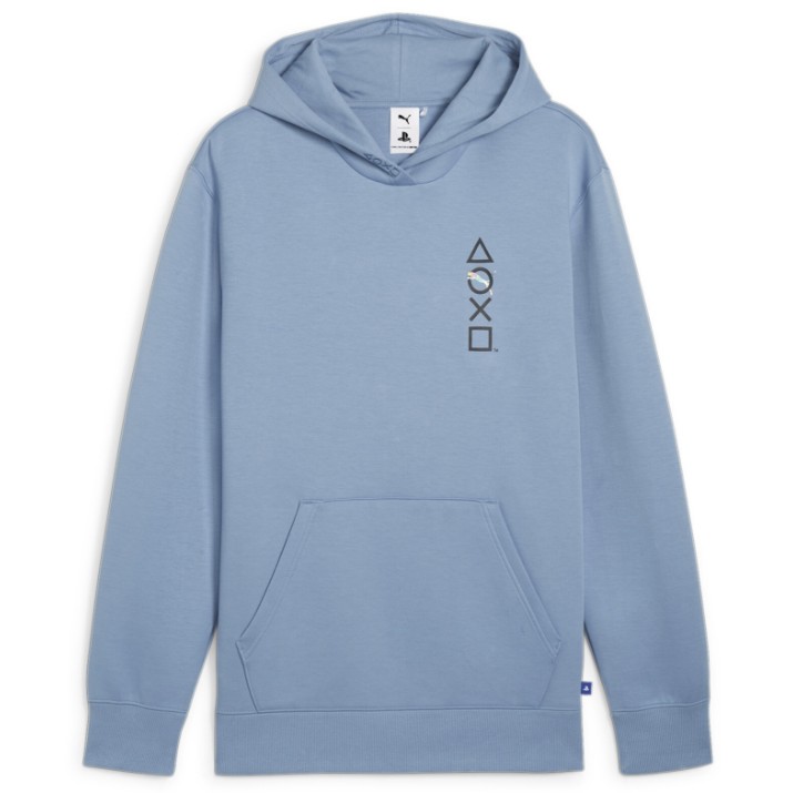Мужская толстовка Puma X Playstation Graphic Hoodie Dk Zen Blue, s.S