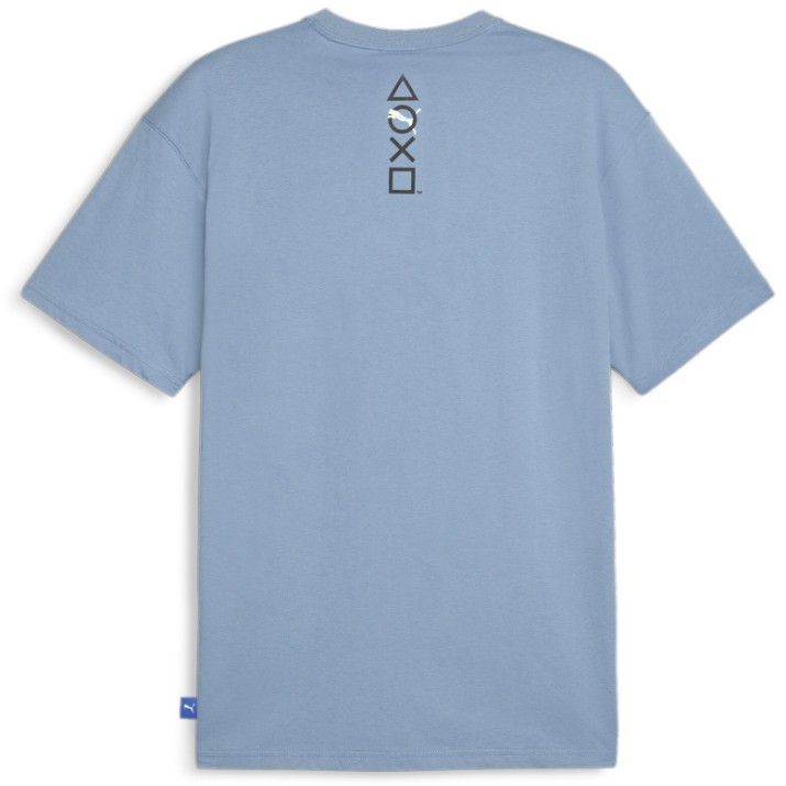 Tricou bărbătesc Puma X Playstation Elevated Tee Zen Blue, s.L