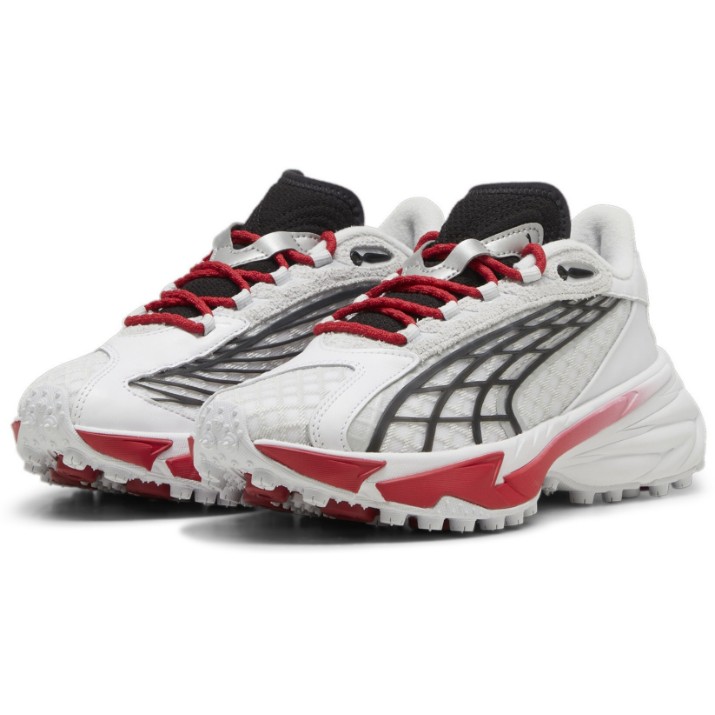 Adidași pentru dame Puma Spirex Motoball Puma White/Silver Mist, s.36