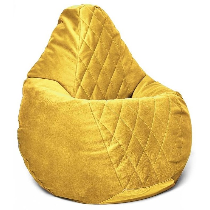 Кресло-мешок BeanBag Maserrati Romb L Желтый