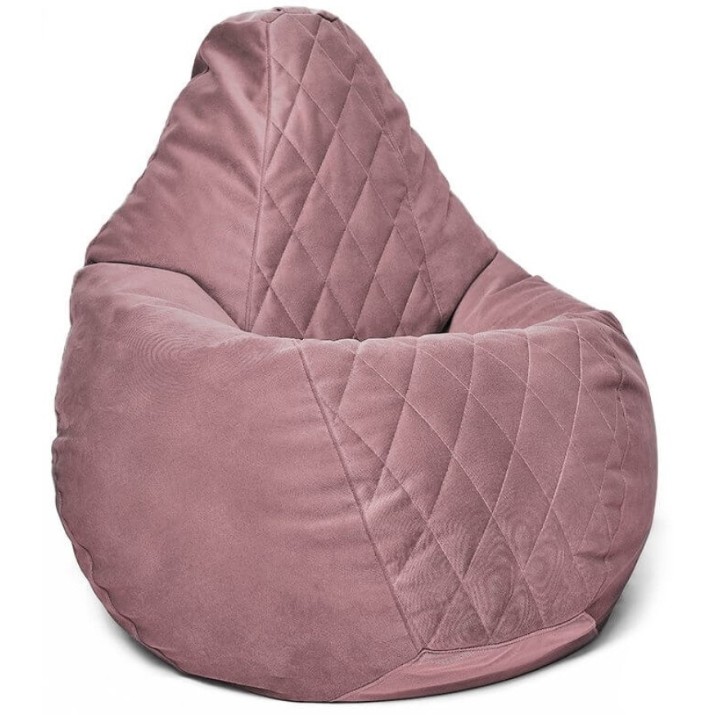 Кресло-мешок BeanBag Maserrati Romb XXL Пудра