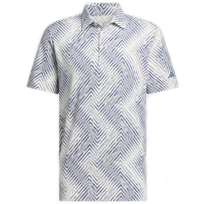 Polo Adidas Ult365 Allover Crystal Jade/Preloved Ink, s.XL