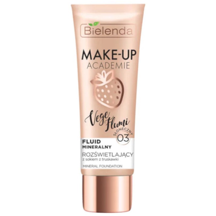 Fond de ten pentru față Bielenda Make-Up Academie Vege Flumi Fluid 03