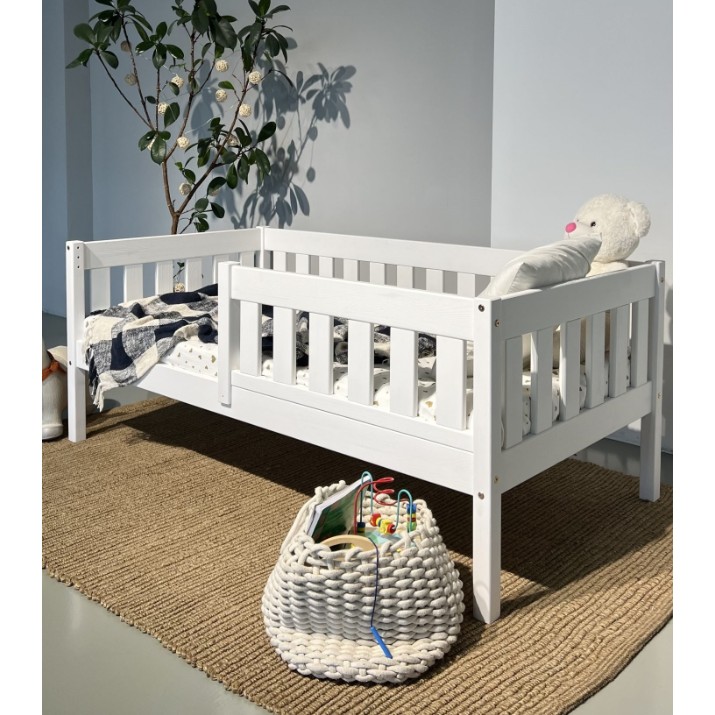 Pat copii MobiCasa Alvin 80x180 White
