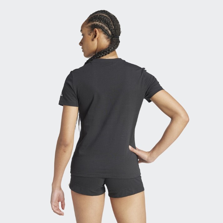 Tricou de dame Adidas Essentials Slim Logo Tee Black, s.L
