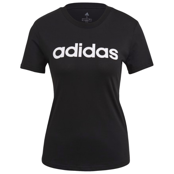Женская футболка Adidas Essentials Slim Logo Tee Black, s.S