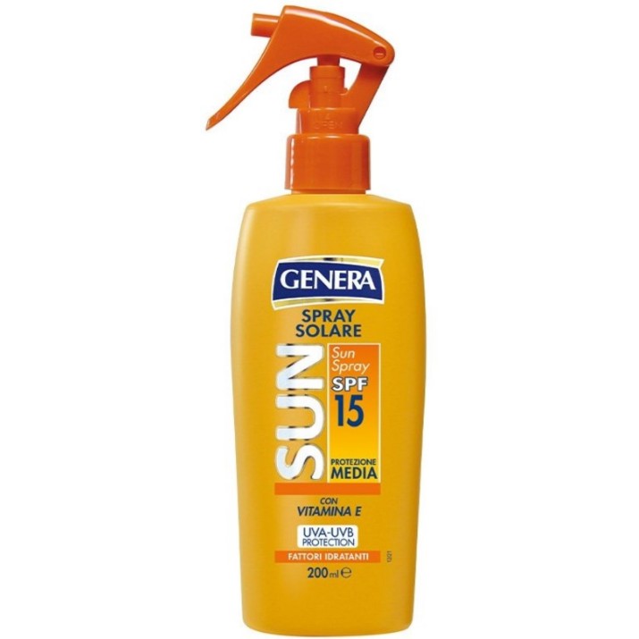 Солнцезащитный спрей Genera Sun Spray SPF15 200ml
