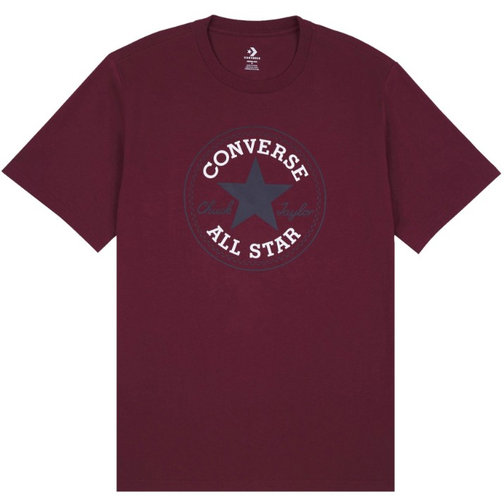 Tricou bărbătesc Converse Chuck Patch Tee Darkred, s.XL
