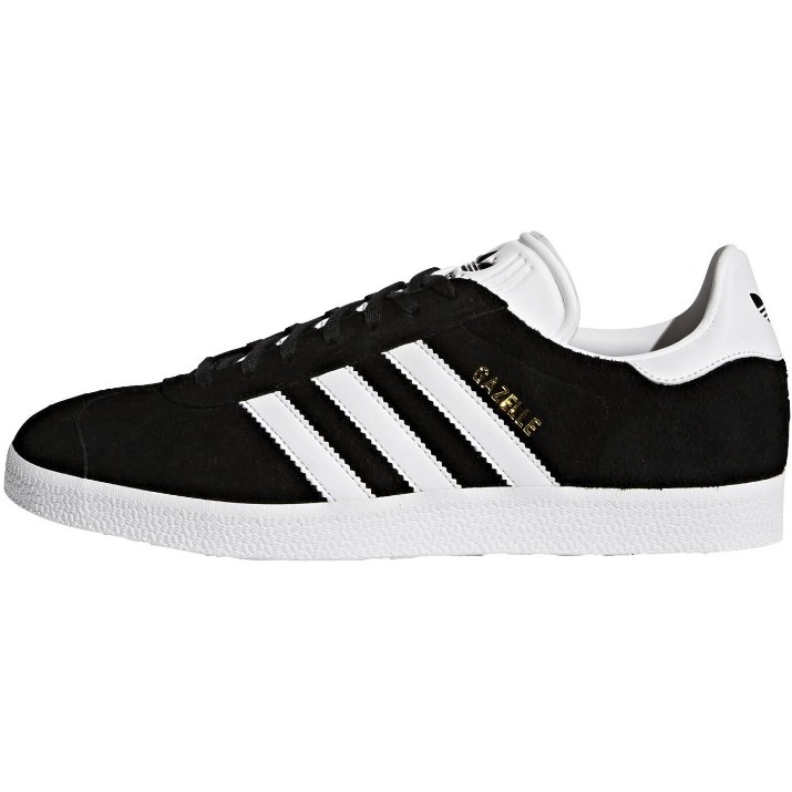 Ghete pentru bărbați Adidas Gazelle Core Black/White/Gold Metallic, s.42.5