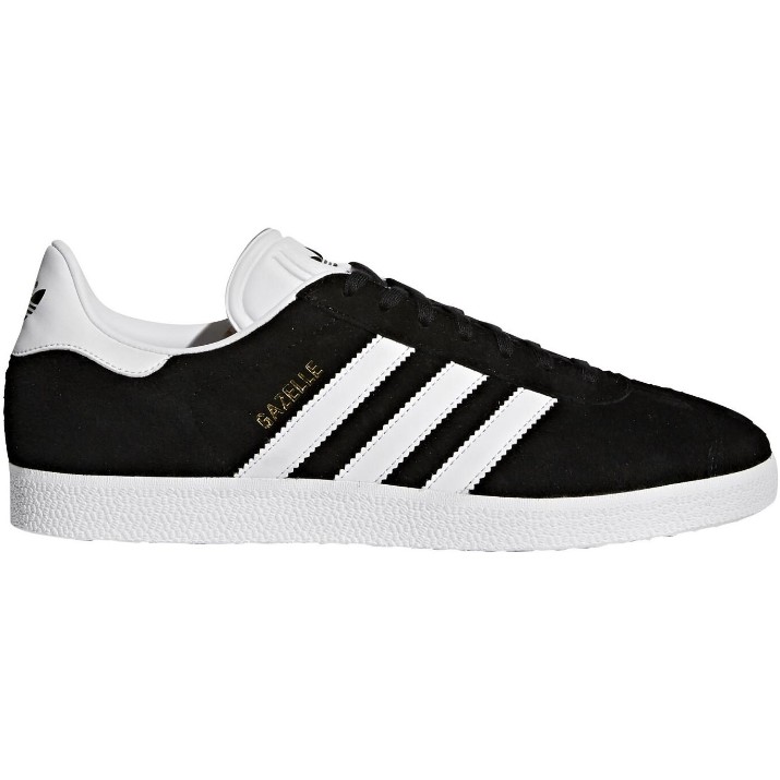 Кеды мужские Adidas Gazelle Core Black/White/Gold Metallic, s.42
