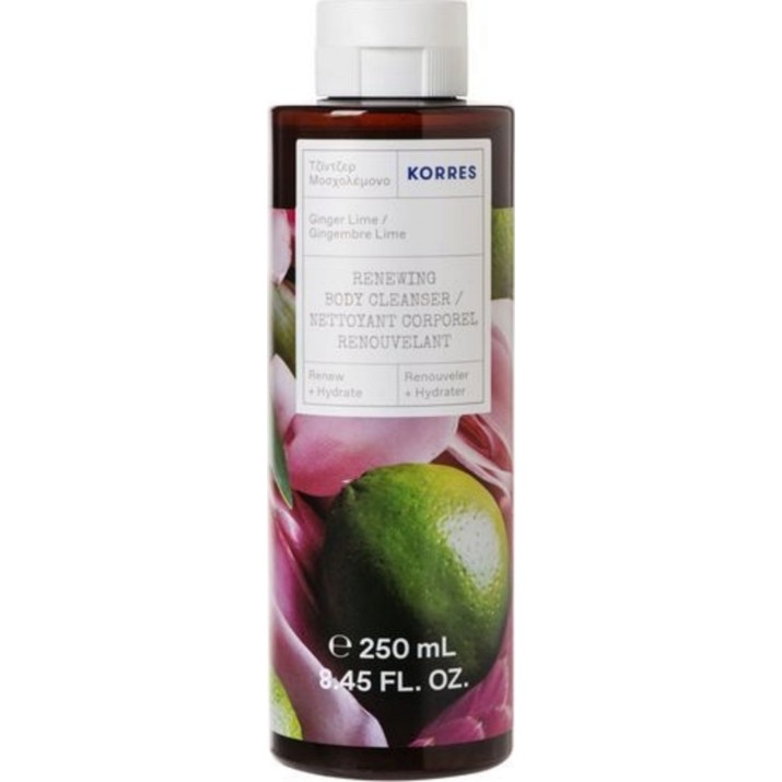 Gel de duș Korres Ginger Lime 250ml