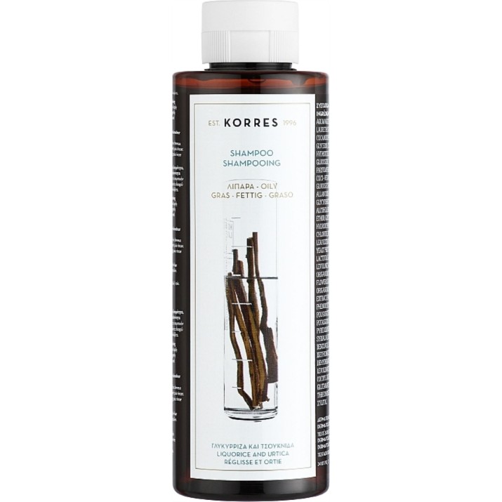 Șampon pentru păr Korres Urtica & Liquorice Shampoo for Oily Hair 250ml