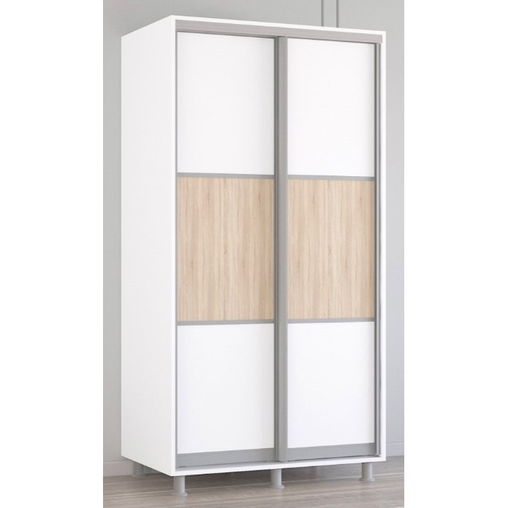 Шкаф-купе Mobildor-Lux Aron-P 120x210 White/Oak Sonoma (aronp2377) K