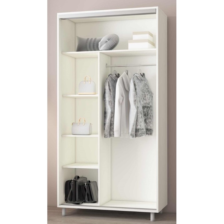 Шкаф-купе Mobildor-Lux Aron-P 120x210 White/Oak Sonoma (aronp2377) K