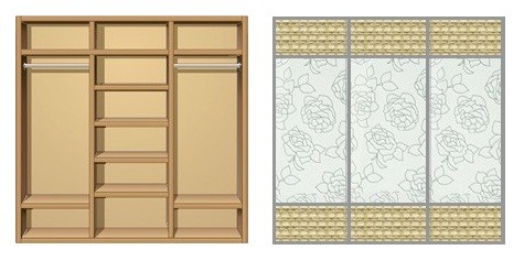 Шкаф-купе Creamondi 200x60x220 (F12/K7)