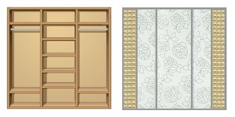 Шкаф-купе Creamondi 200x60x220 (F14/K7)