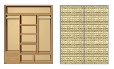 Шкаф-купе Creamondi 160x60x220 (F11/K3)