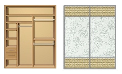 Шкаф-купе Creamondi 160x60x220 (F12/K5)