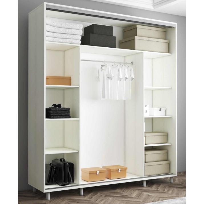 Шкаф-купе Mobildor-Lux Aron-P 190x210 White/Oak Sonoma (aronp3479) K