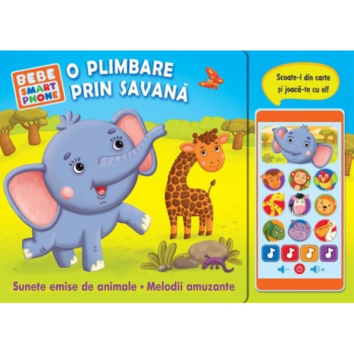 Книга Bebe smartphone. O plimbare prin savana (9789975543149)