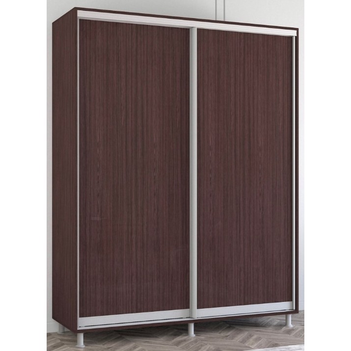 Dulap cu uşi glisante Mobildor-Lux Aron P 150x220 (2226 Wenghe) uși glisante din PAL