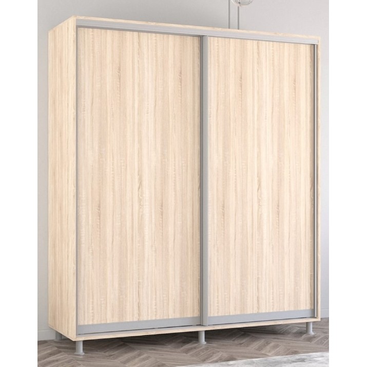 Dulap cu uşi glisante Mobildor-Lux Aron-P 190x200 Oak Sonoma (aronp2843)