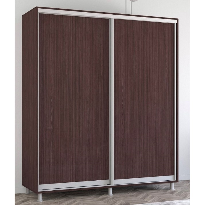 Шкаф-купе Mobildor-Lux Aron P 190x220 (2226 Wenghe) uși glisante din PAL