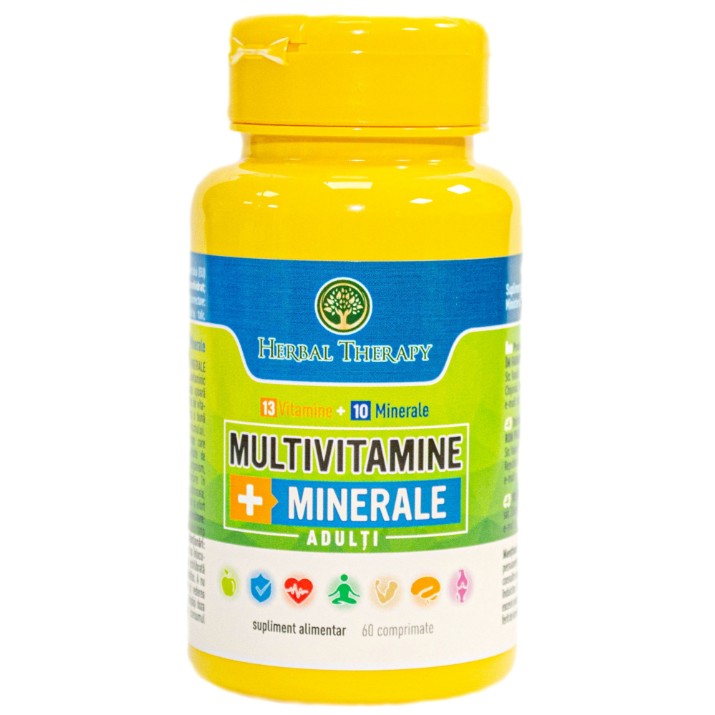Витамины Herbal Therapy Multivitamine + Minerale Adult 60tab