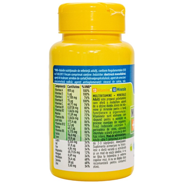 Витамины Herbal Therapy Multivitamine + Minerale Adult 60tab