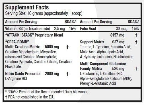 Предтренировочный комплекс Scitec-nutrition Attack 2.0 320g Cherry